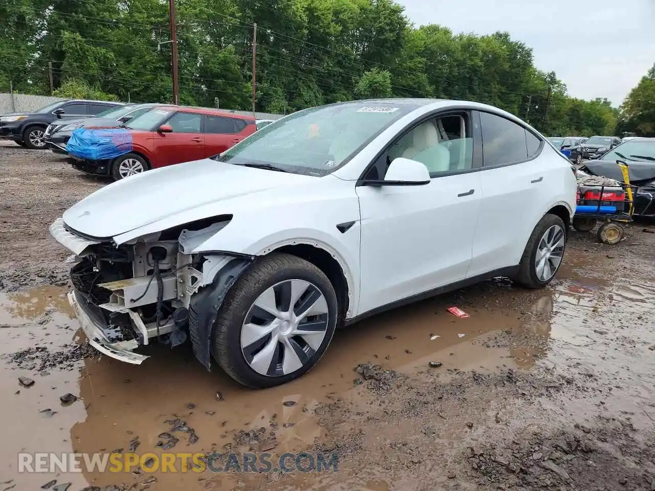 1 fotografías del automóvil dañado 7SAYGDEE5PF797211 TESLA MODEL Y 2023