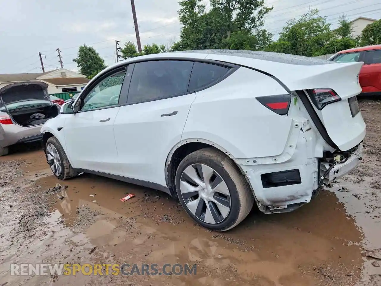 2 fotografías del automóvil dañado 7SAYGDEE5PF797211 TESLA MODEL Y 2023
