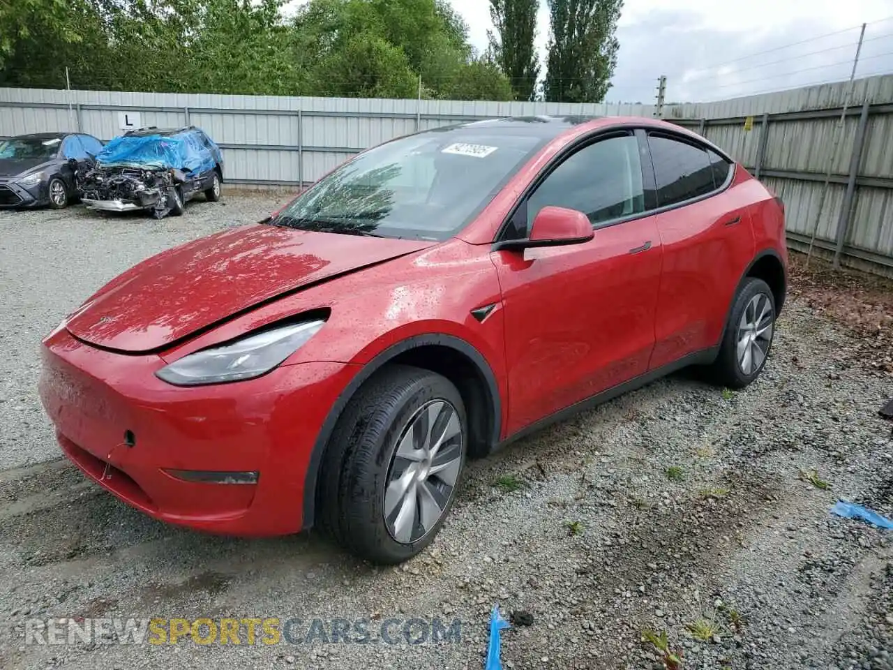 1 Photograph of a damaged car 7SAYGDEE5PF809146 TESLA MODEL Y 2023