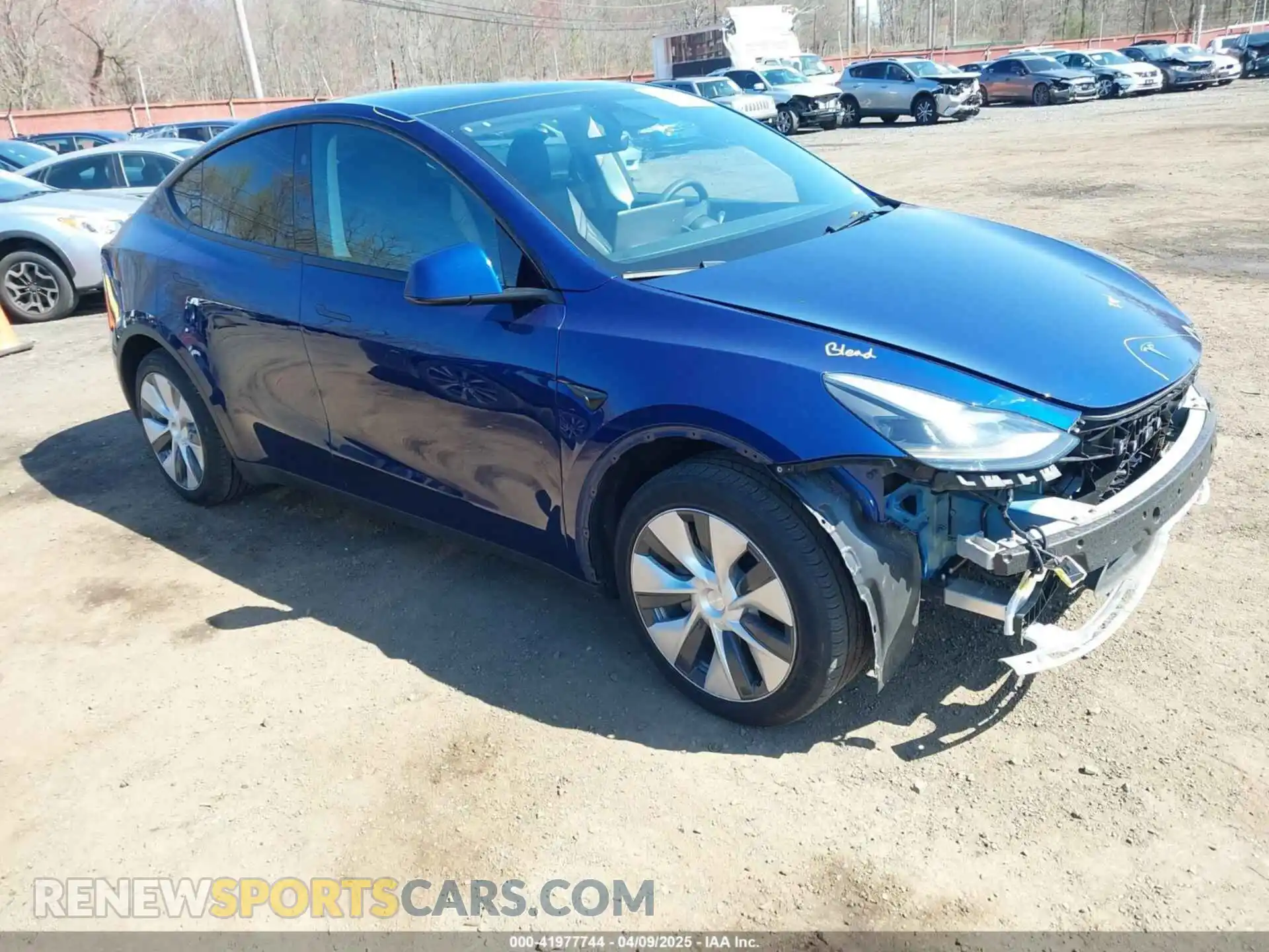 1 Photograph of a damaged car 7SAYGDEE5PF811107 TESLA MODEL Y 2023