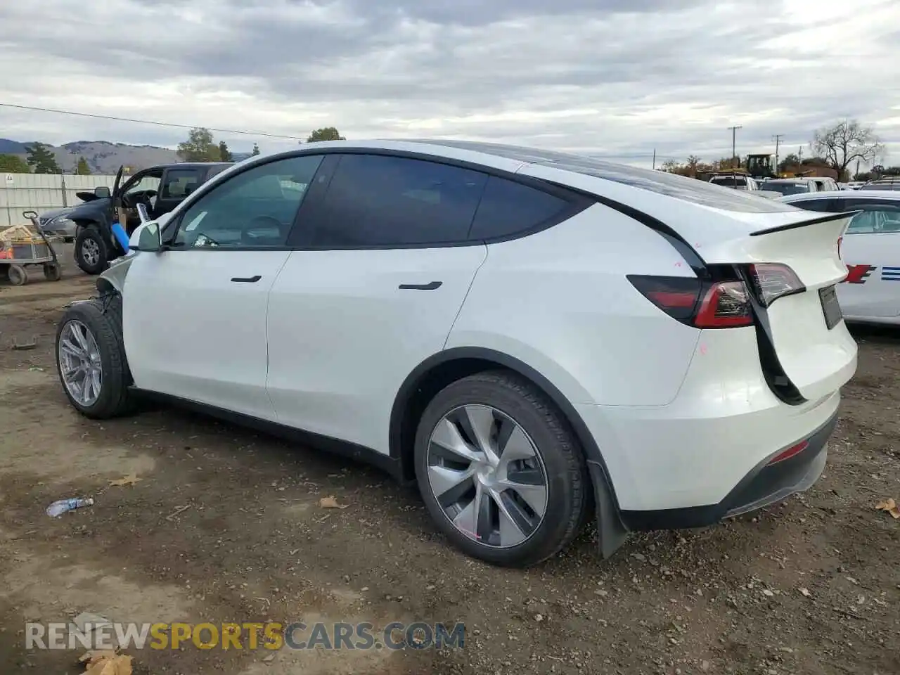 2 Photograph of a damaged car 7SAYGDEE5PF813889 TESLA MODEL Y 2023