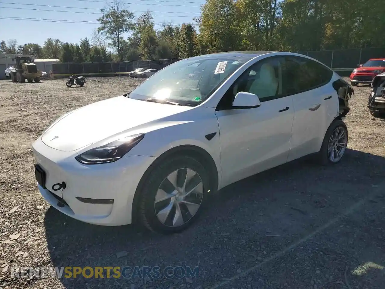 1 Photograph of a damaged car 7SAYGDEE5PF828831 TESLA MODEL Y 2023