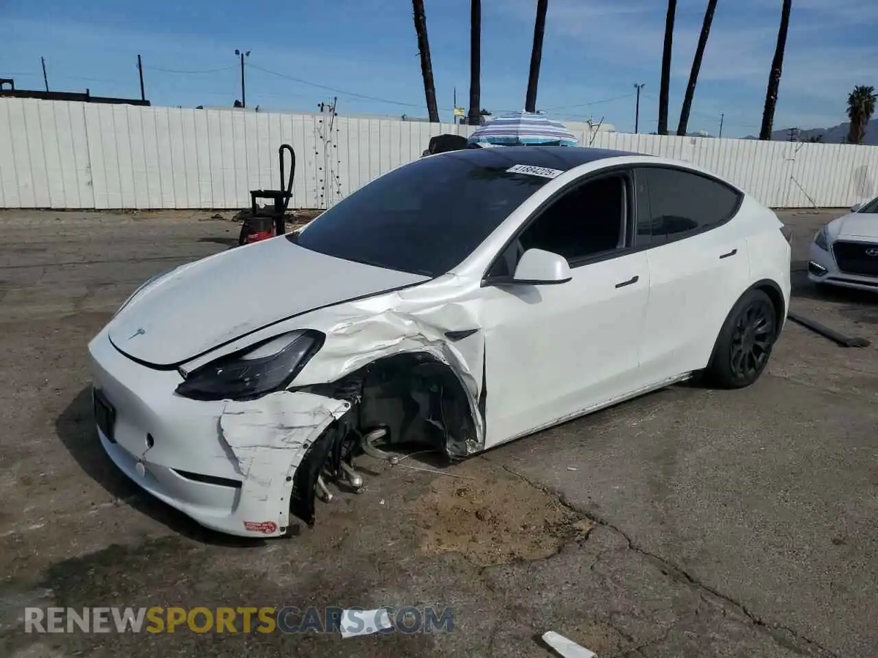 1 Photograph of a damaged car 7SAYGDEE5PF832863 TESLA MODEL Y 2023