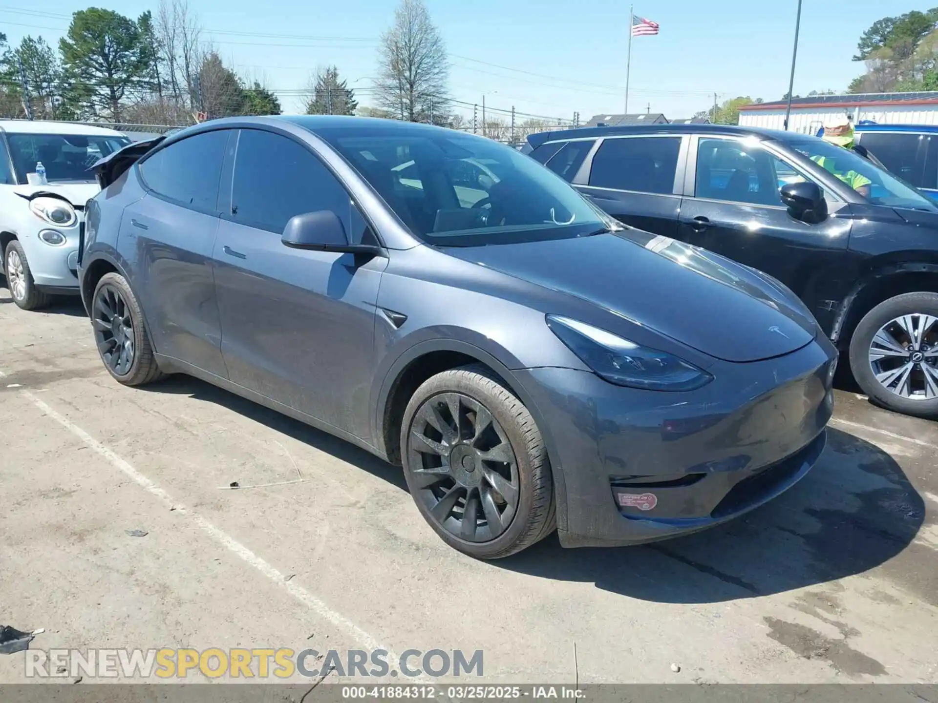 1 Photograph of a damaged car 7SAYGDEE5PF834774 TESLA MODEL Y 2023