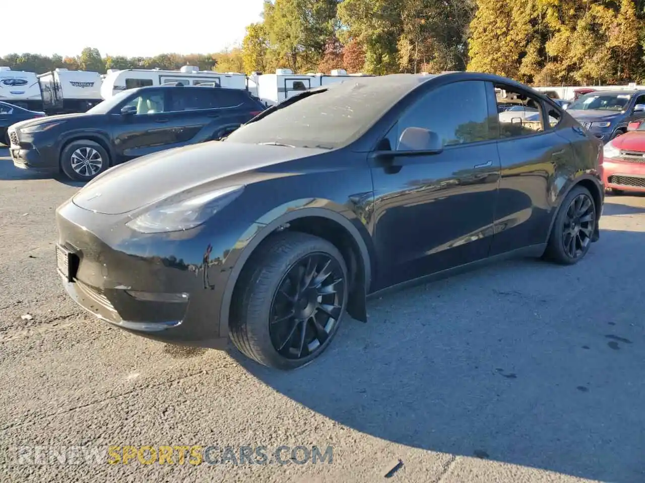 1 Photograph of a damaged car 7SAYGDEE5PF851414 TESLA MODEL Y 2023