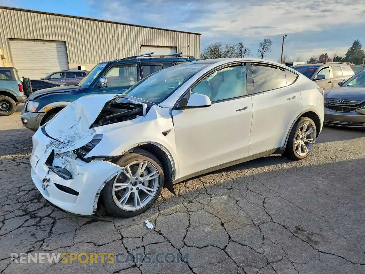 1 Photograph of a damaged car 7SAYGDEE5PF854863 TESLA MODEL Y 2023