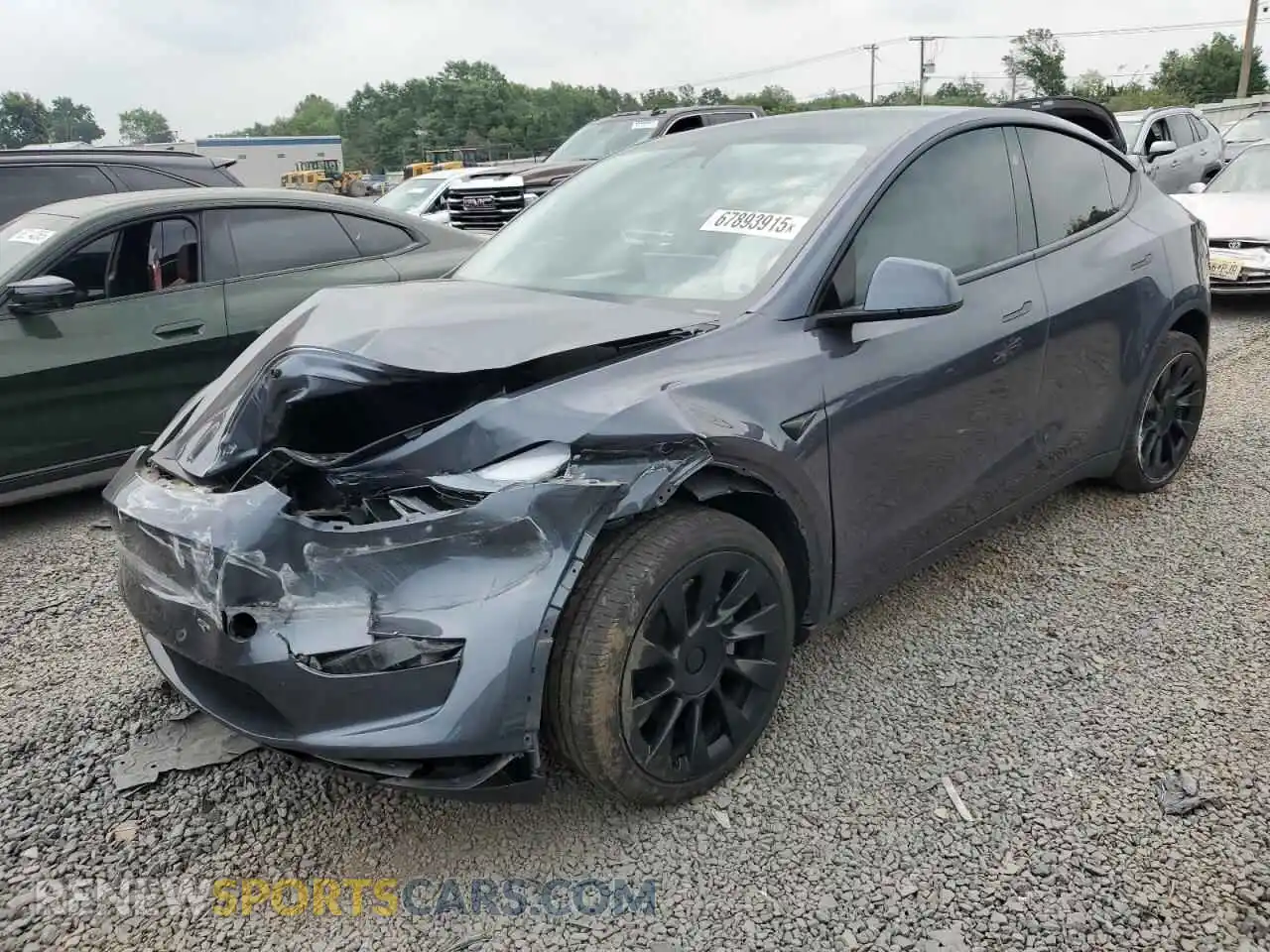 1 Photograph of a damaged car 7SAYGDEE5PF860937 TESLA MODEL Y 2023