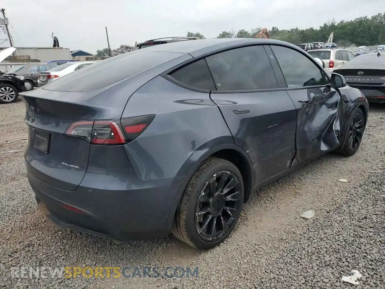 3 Photograph of a damaged car 7SAYGDEE5PF860937 TESLA MODEL Y 2023