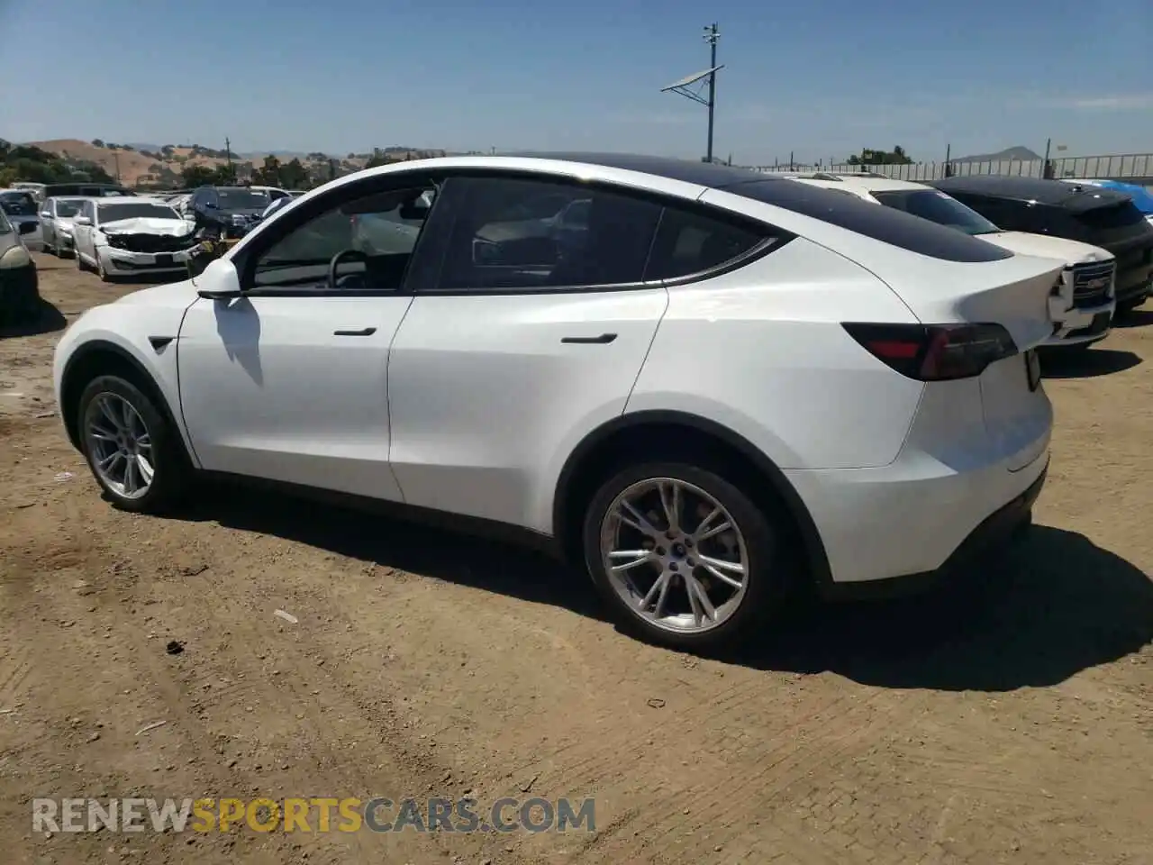 2 Photograph of a damaged car 7SAYGDEE5PF861196 TESLA MODEL Y 2023