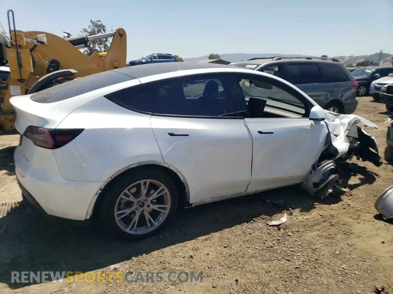 3 Photograph of a damaged car 7SAYGDEE5PF861196 TESLA MODEL Y 2023
