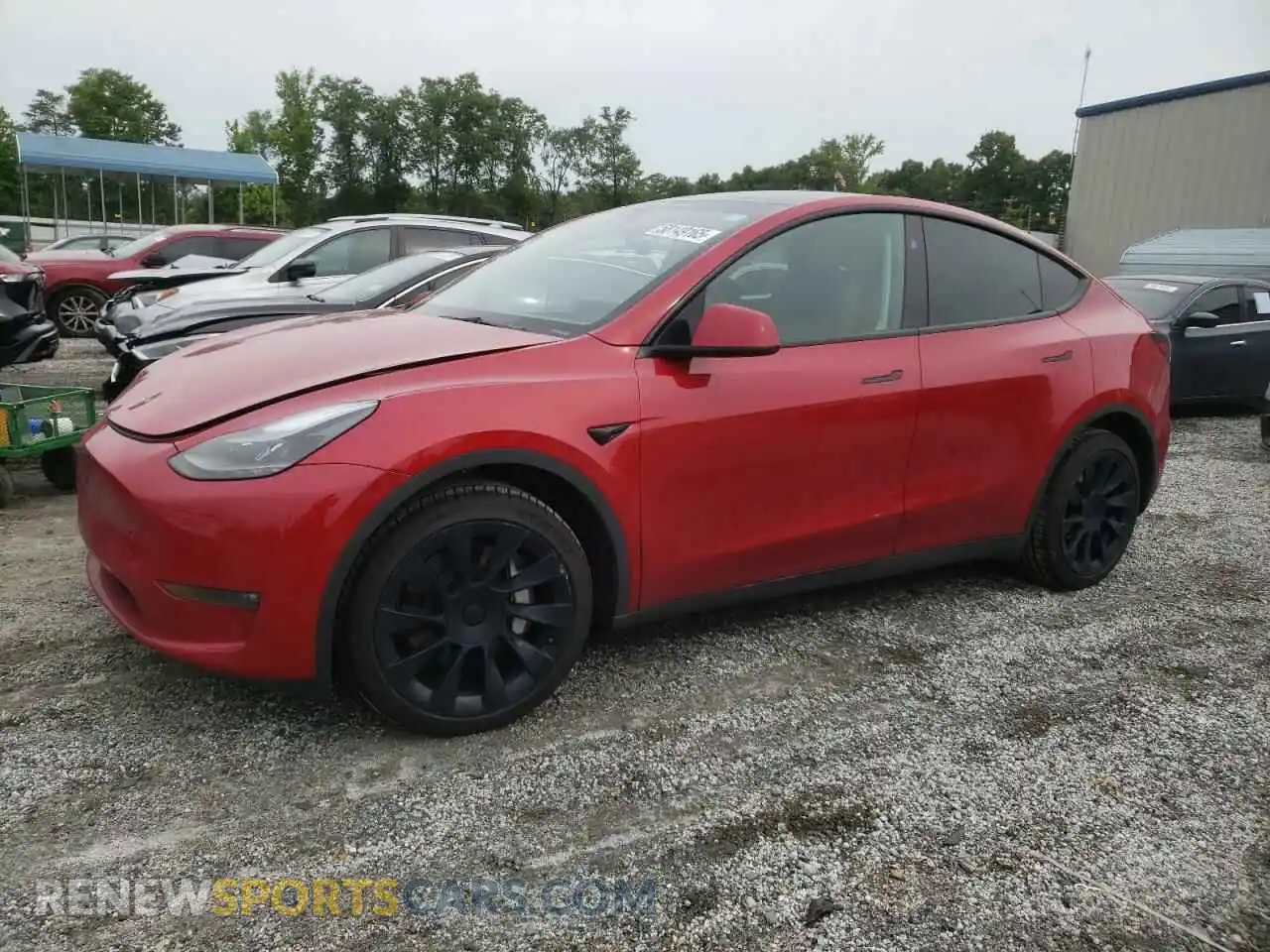 1 Photograph of a damaged car 7SAYGDEE5PF870108 TESLA MODEL Y 2023