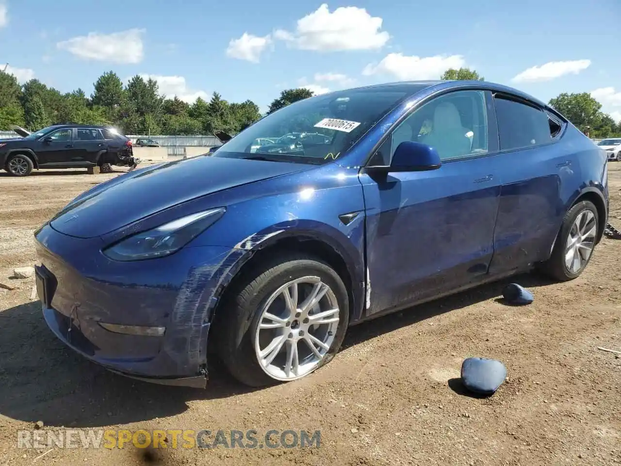1 Photograph of a damaged car 7SAYGDEE5PF875292 TESLA MODEL Y 2023