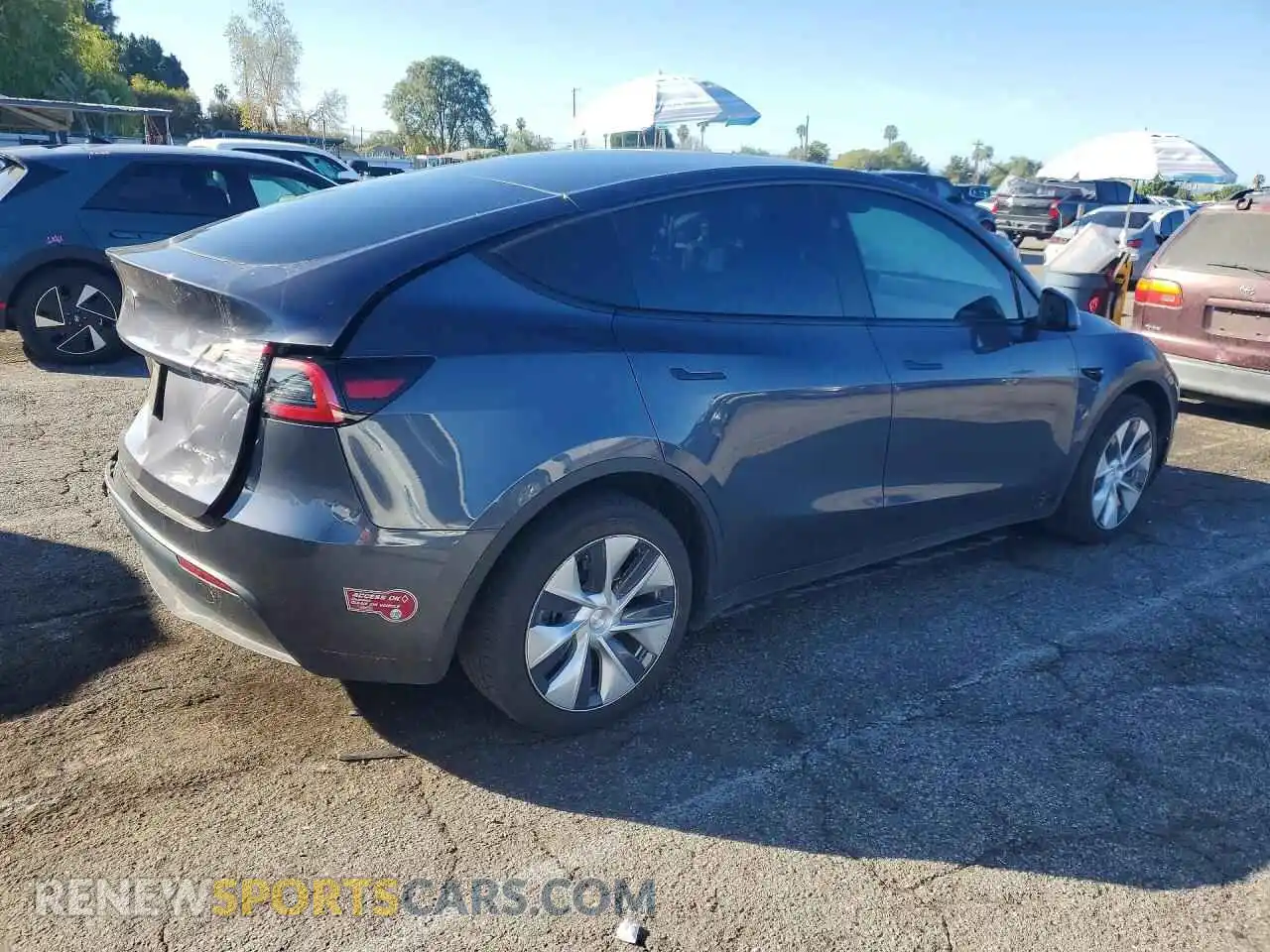 3 Фотография поврежденного автомобиля 7SAYGDEE5PF875342 TESLA MODEL Y 2023