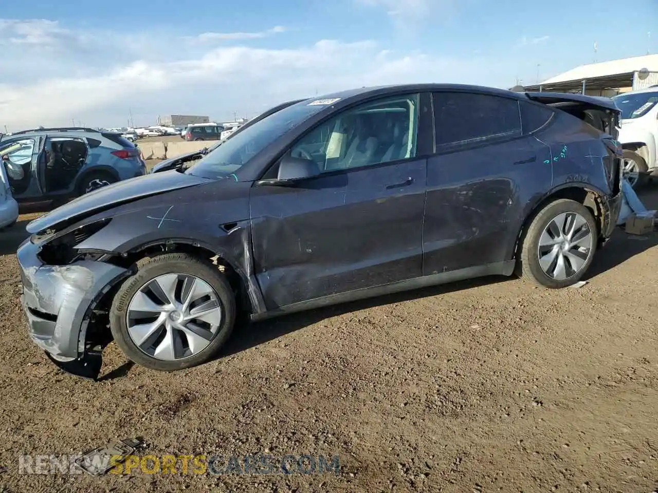 1 Фотография поврежденного автомобиля 7SAYGDEE5PF895459 TESLA MODEL Y 2023