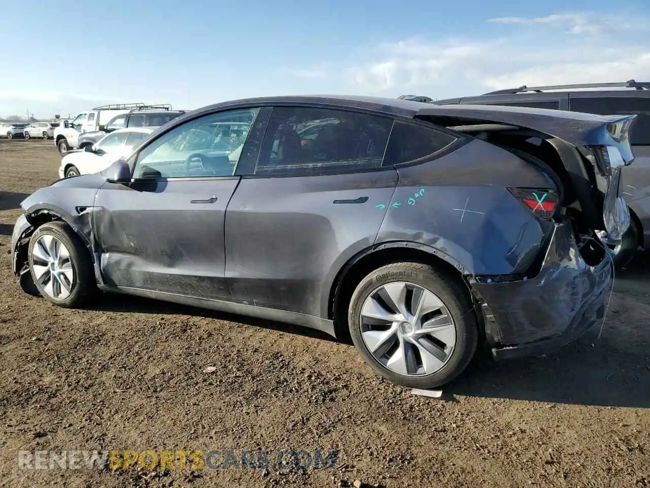 2 Фотография поврежденного автомобиля 7SAYGDEE5PF895459 TESLA MODEL Y 2023