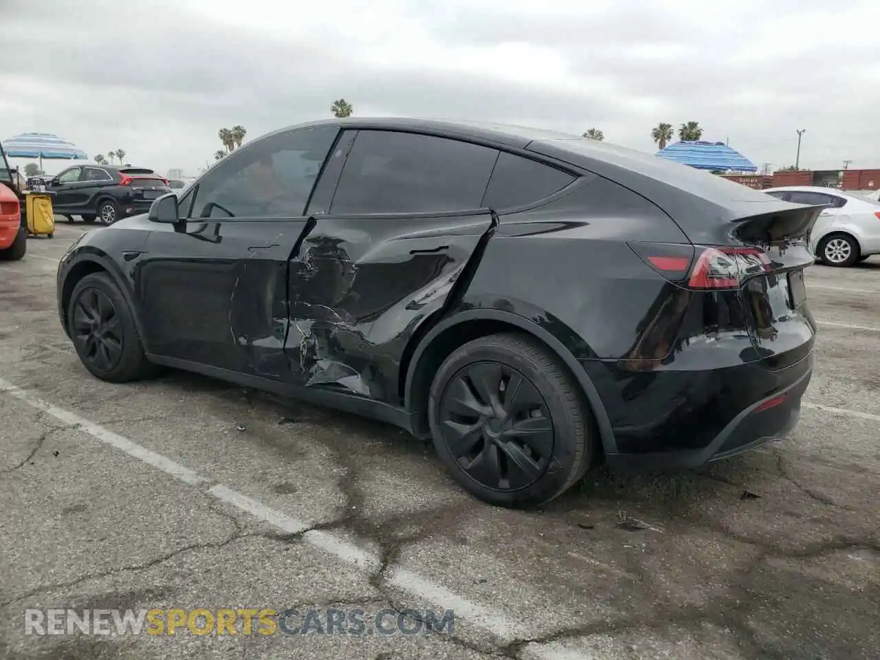 2 Photograph of a damaged car 7SAYGDEE5PF897213 TESLA MODEL Y 2023