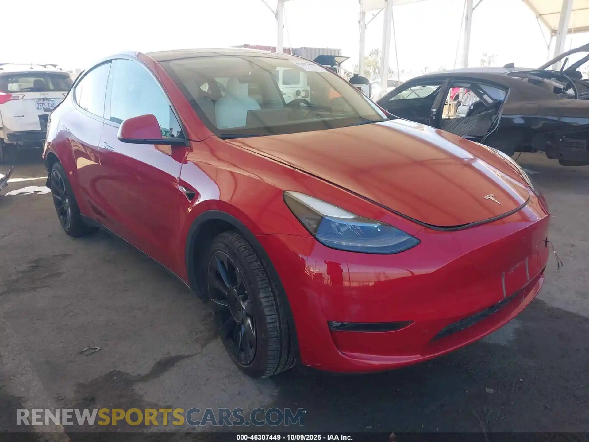 1 Фотография поврежденного автомобиля 7SAYGDEE5PF899012 TESLA MODEL Y 2023