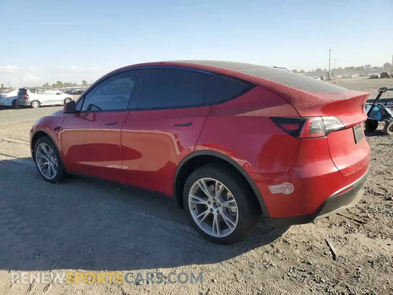 2 fotografías del automóvil dañado 7SAYGDEE5PF899365 TESLA MODEL Y 2023