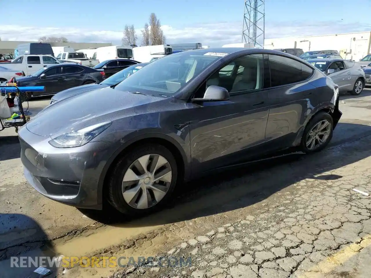 1 Photograph of a damaged car 7SAYGDEE5PF905505 TESLA MODEL Y 2023