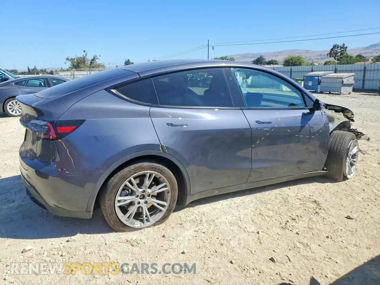 3 fotografías del automóvil dañado 7SAYGDEE5PF909649 TESLA MODEL Y 2023