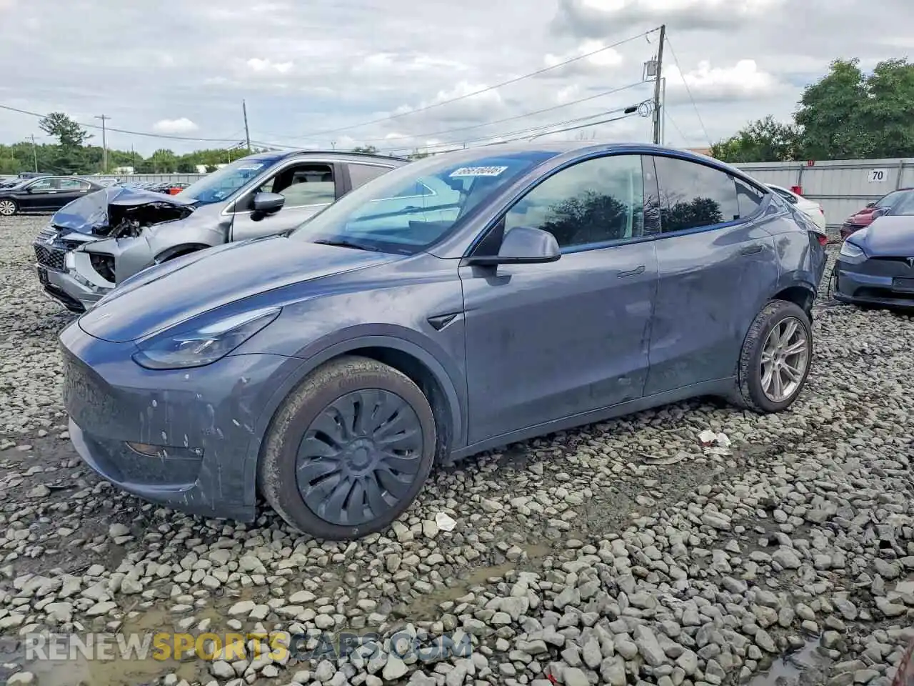 1 Фотография поврежденного автомобиля 7SAYGDEE5PF980642 TESLA MODEL Y 2023