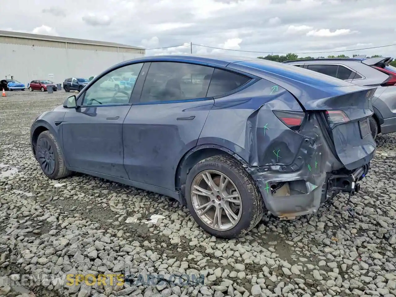 2 Фотография поврежденного автомобиля 7SAYGDEE5PF980642 TESLA MODEL Y 2023