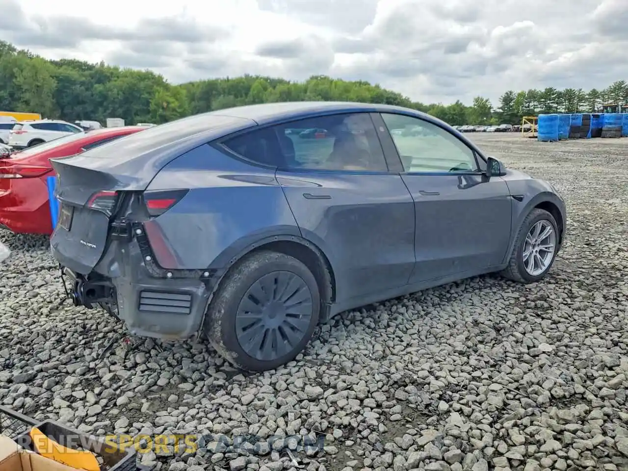 3 Фотография поврежденного автомобиля 7SAYGDEE5PF980642 TESLA MODEL Y 2023