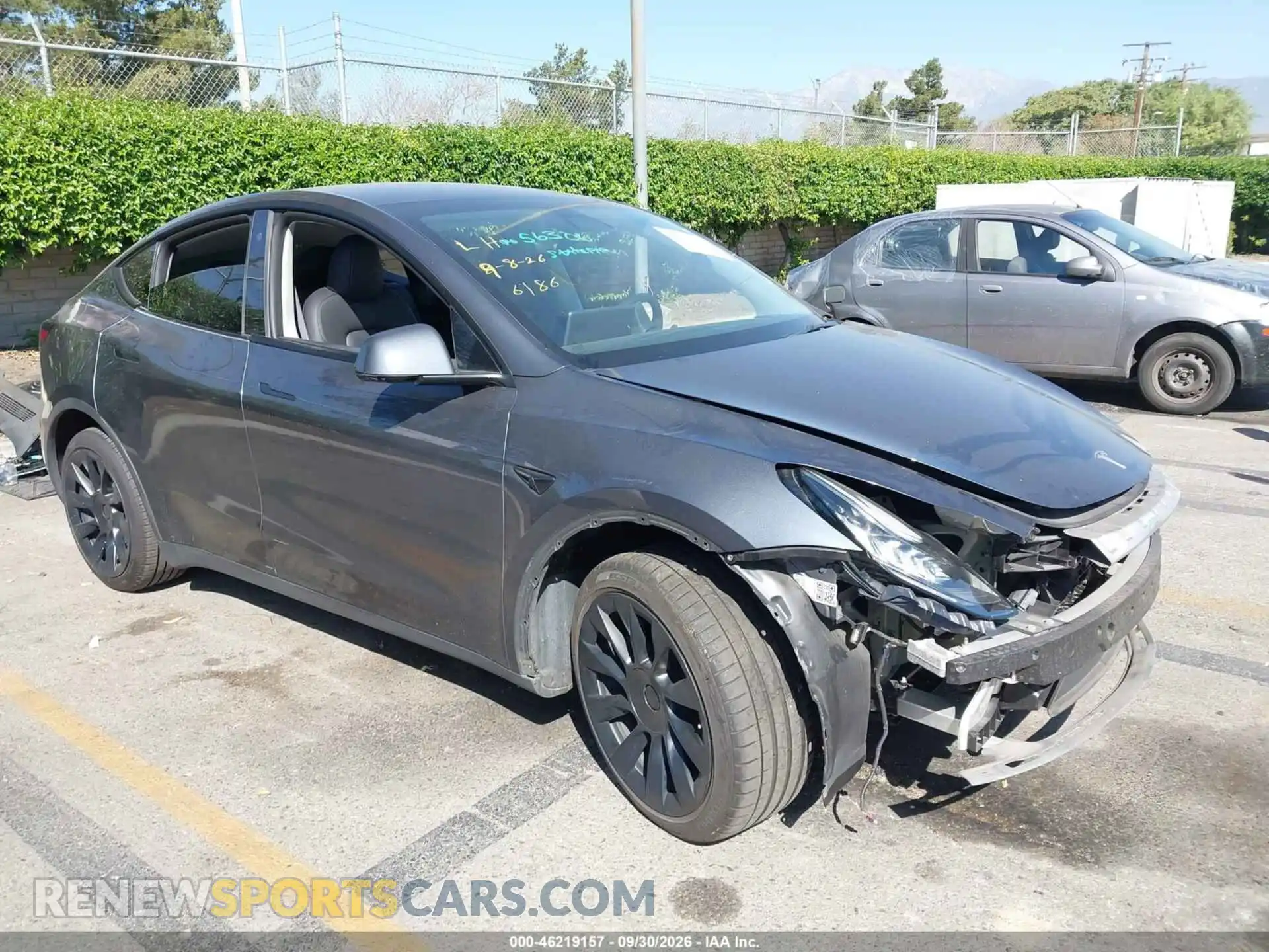 1 Фотография поврежденного автомобиля 7SAYGDEE6PA026186 TESLA MODEL Y 2023