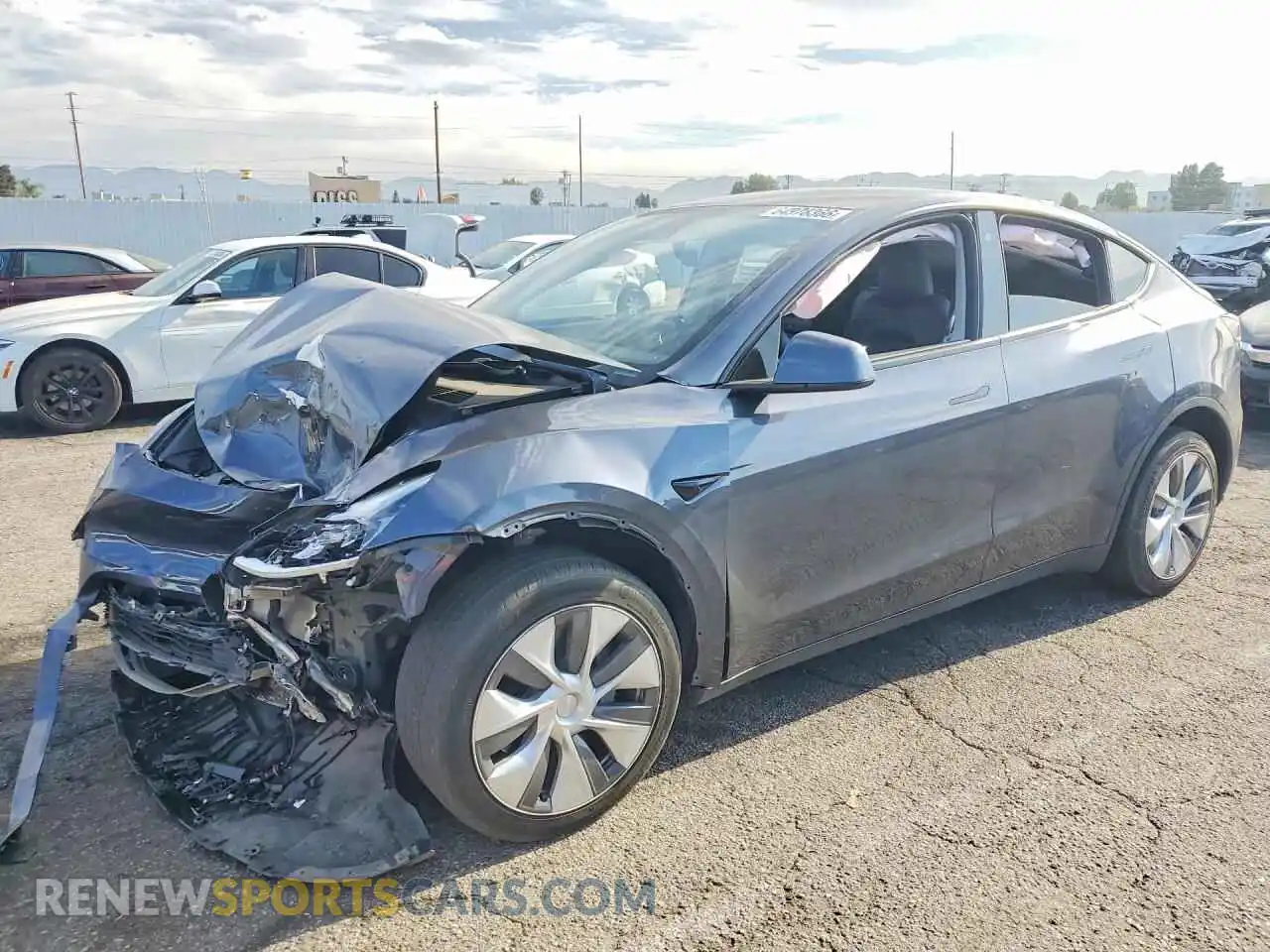 1 Photograph of a damaged car 7SAYGDEE6PA027337 TESLA MODEL Y 2023