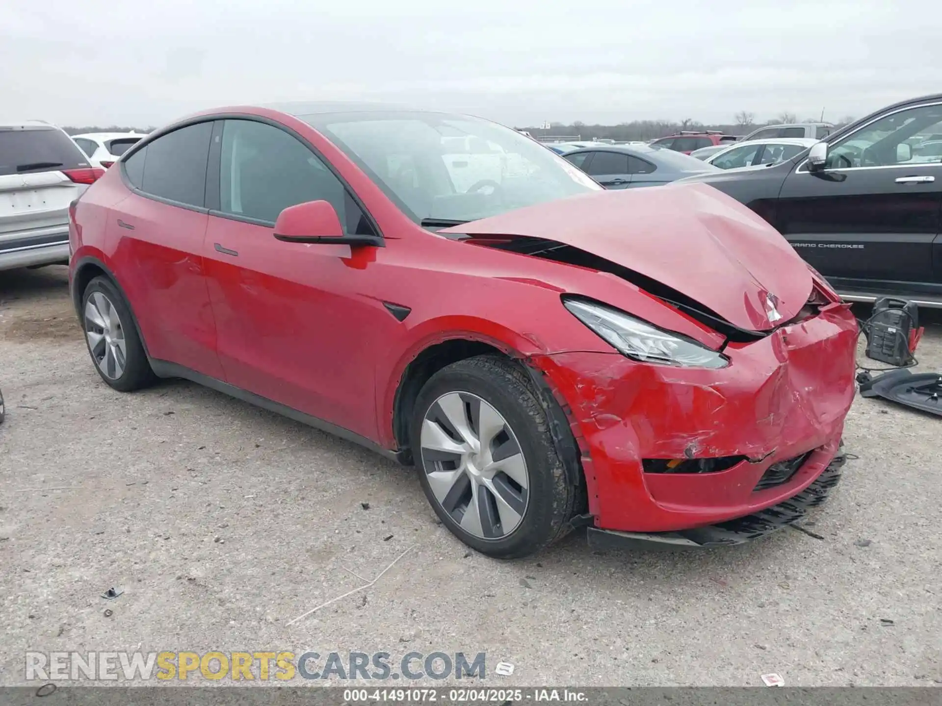 1 Photograph of a damaged car 7SAYGDEE6PA027497 TESLA MODEL Y 2023