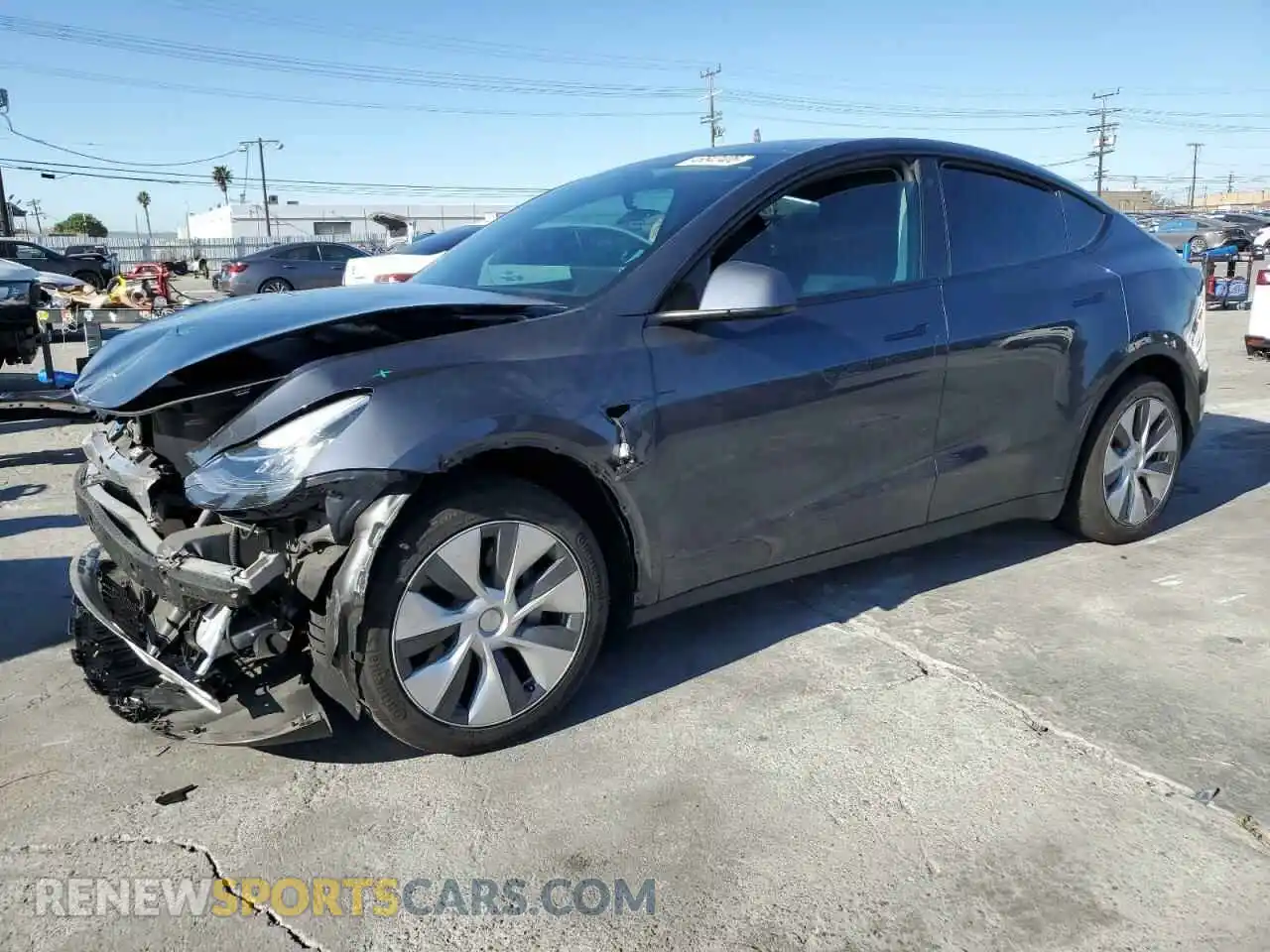1 Photograph of a damaged car 7SAYGDEE6PA032862 TESLA MODEL Y 2023