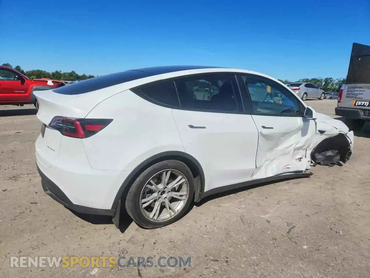 3 Photograph of a damaged car 7SAYGDEE6PA045966 TESLA MODEL Y 2023