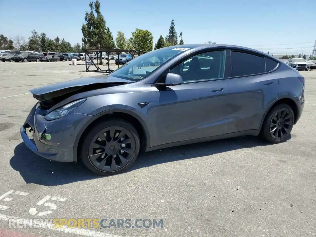 1 Photograph of a damaged car 7SAYGDEE6PA050259 TESLA MODEL Y 2023