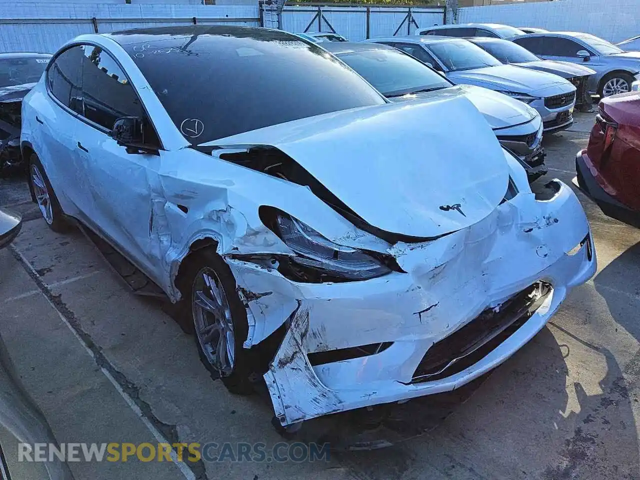 1 Photograph of a damaged car 7SAYGDEE6PA054005 TESLA MODEL Y 2023