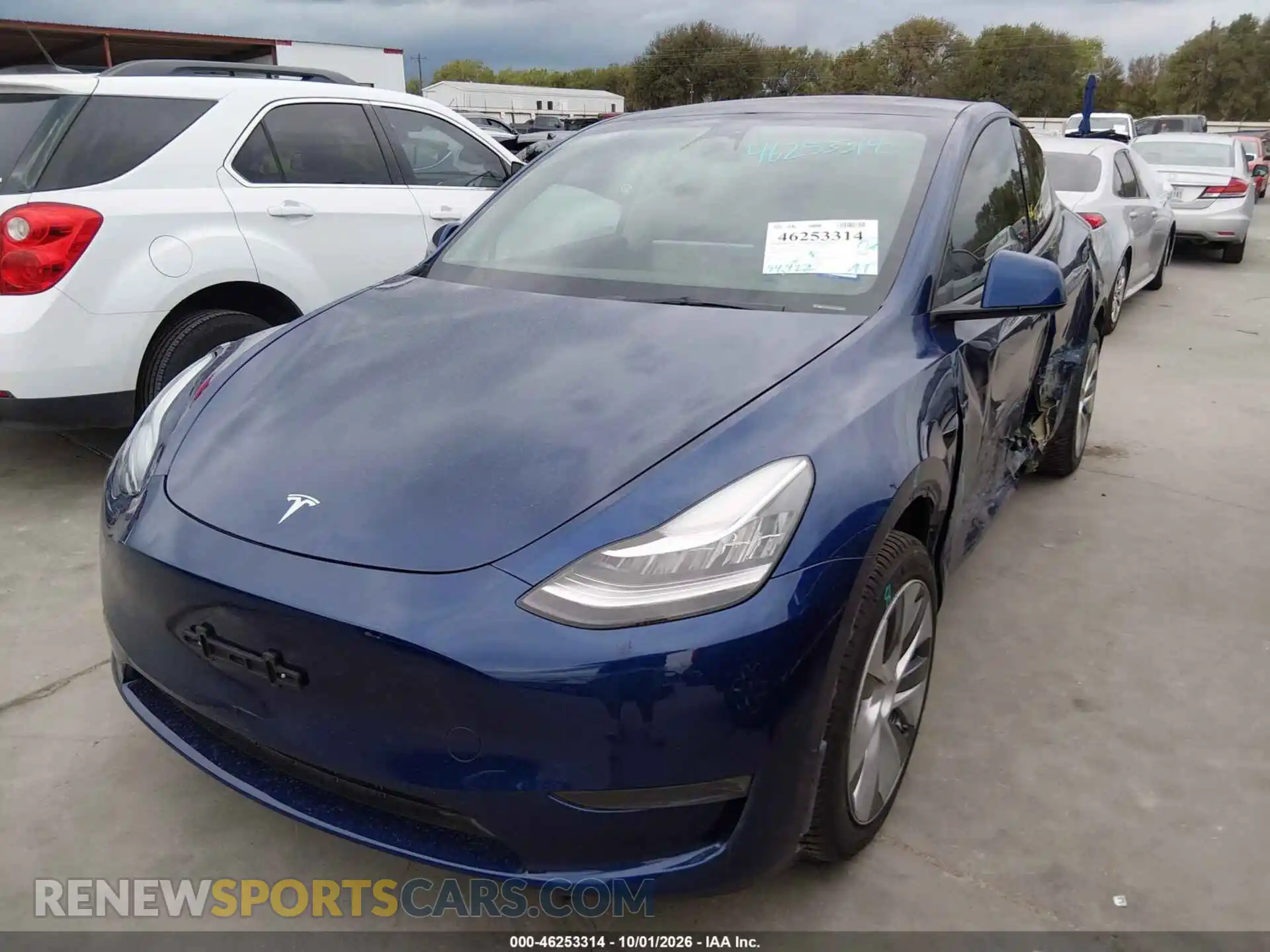 2 Photograph of a damaged car 7SAYGDEE6PA059544 TESLA MODEL Y 2023