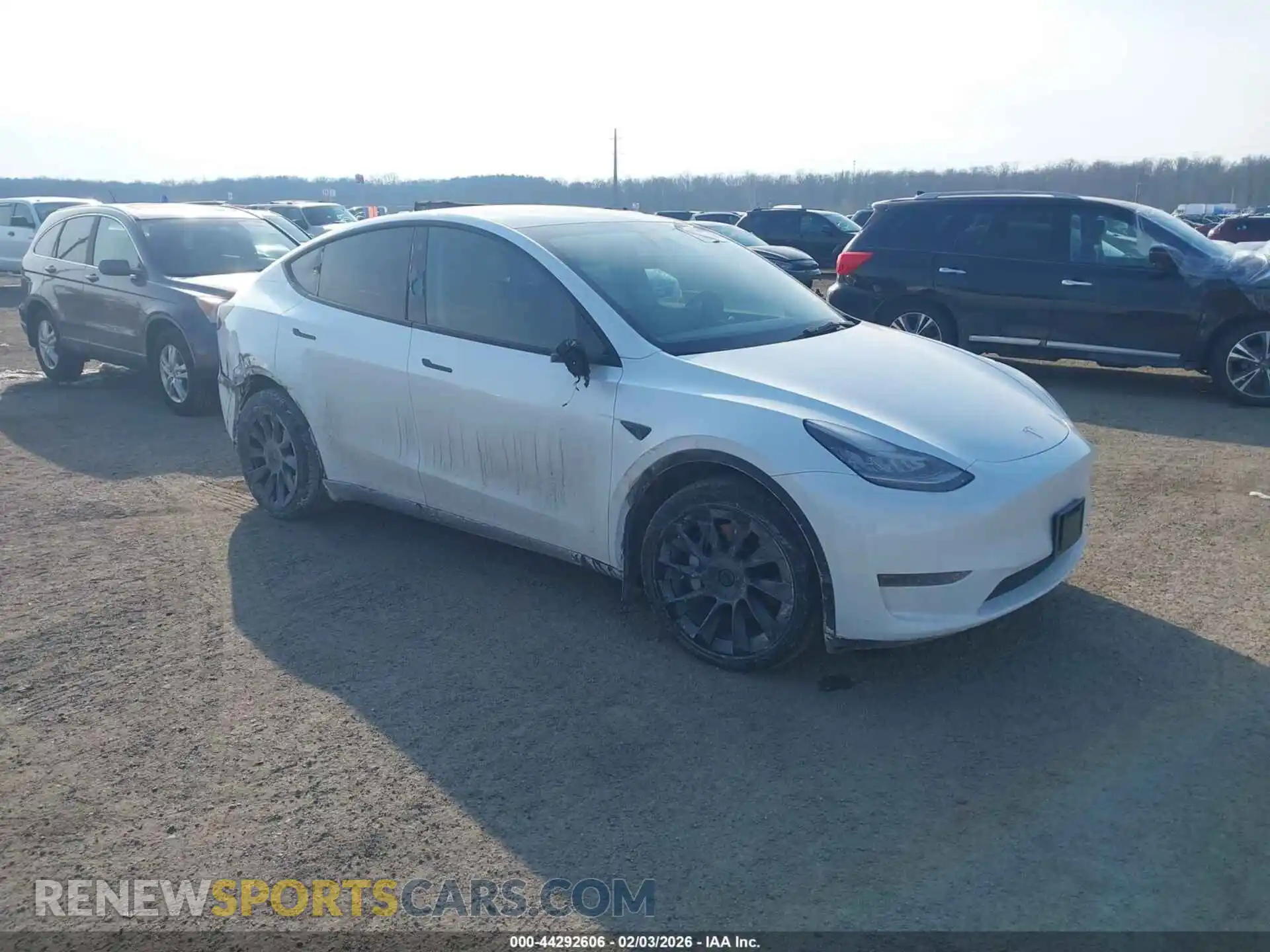 1 Photograph of a damaged car 7SAYGDEE6PA060709 TESLA MODEL Y 2023