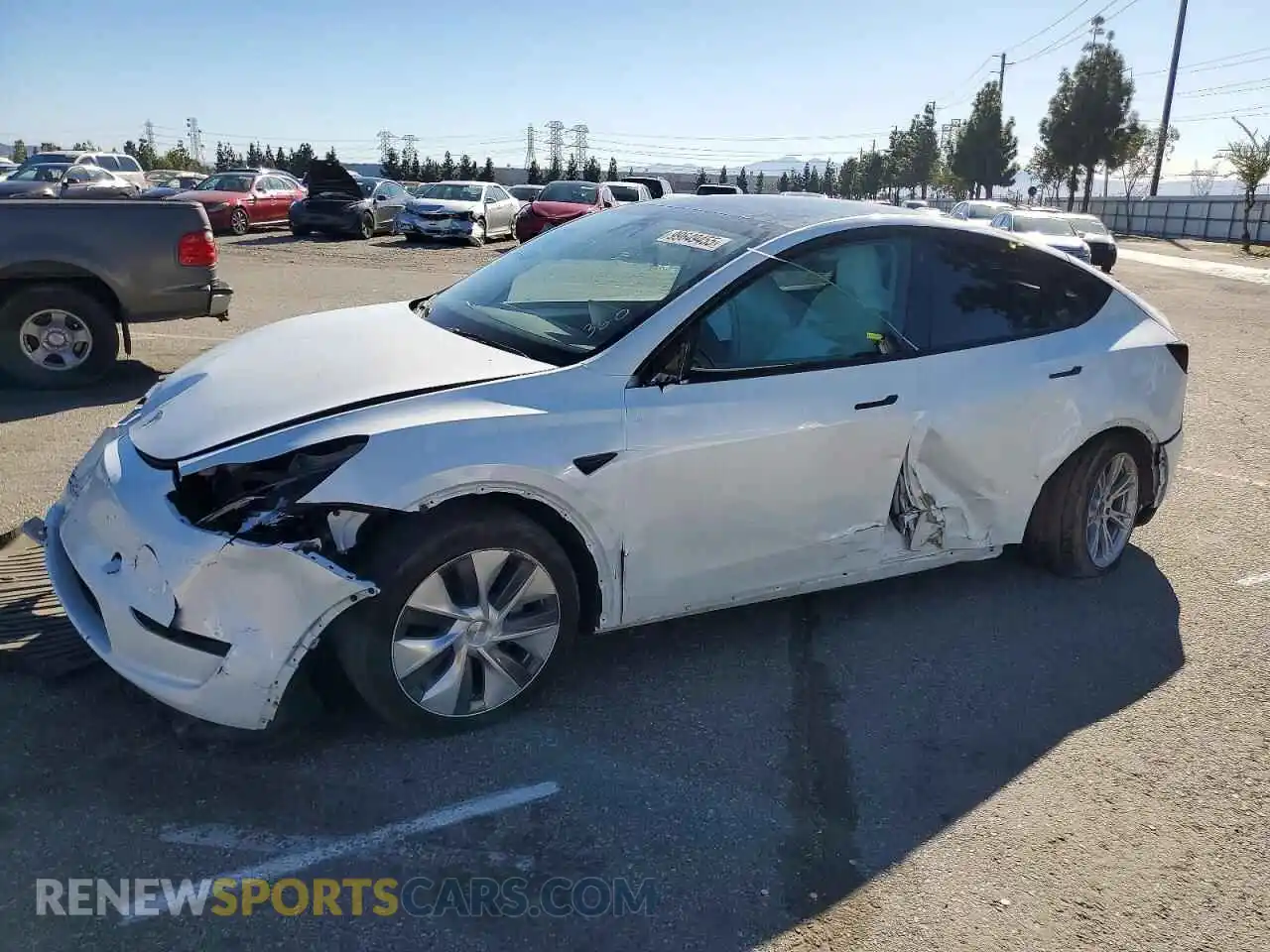 1 Фотография поврежденного автомобиля 7SAYGDEE6PA061858 TESLA MODEL Y 2023