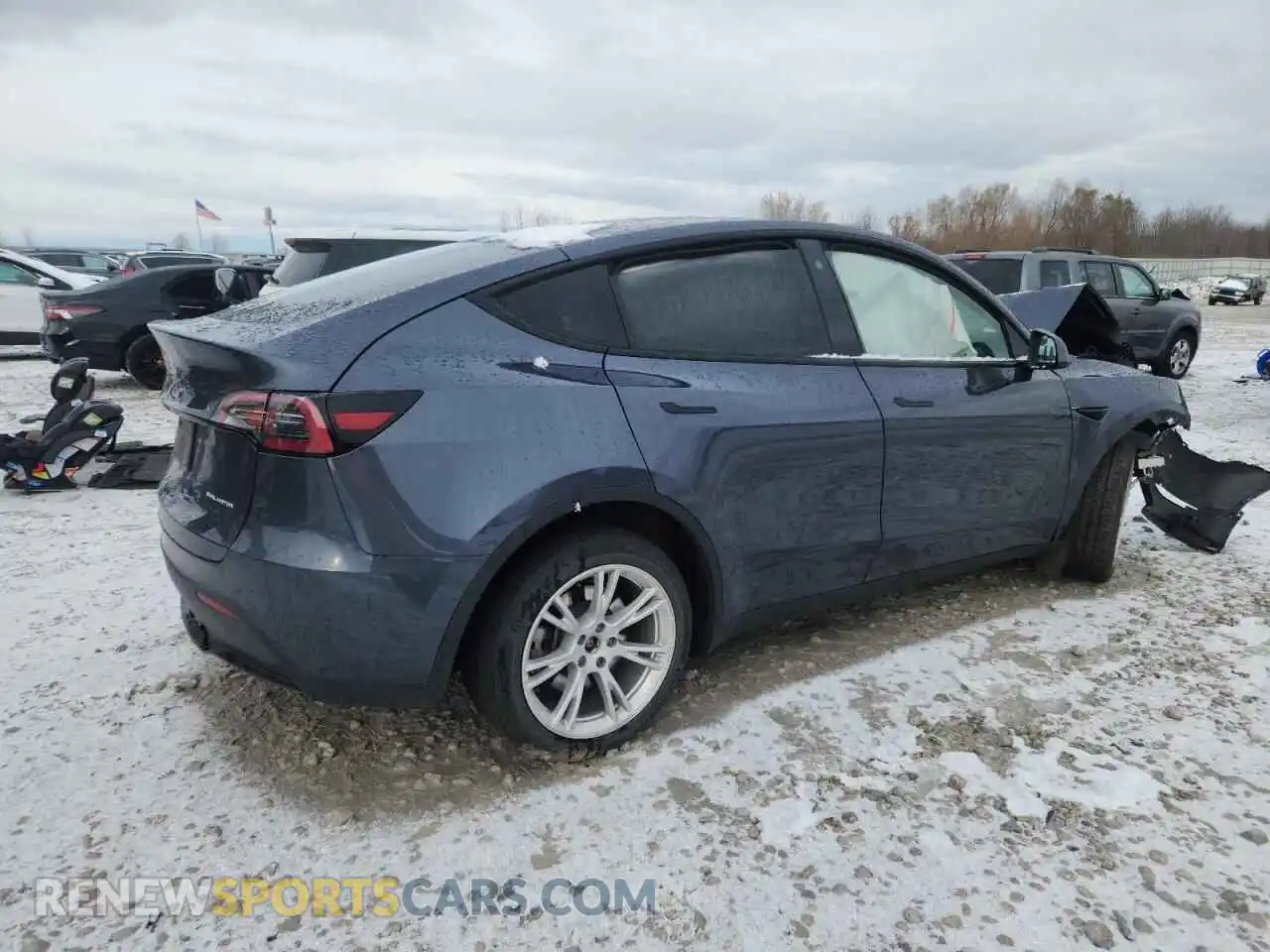 3 Photograph of a damaged car 7SAYGDEE6PA065652 TESLA MODEL Y 2023