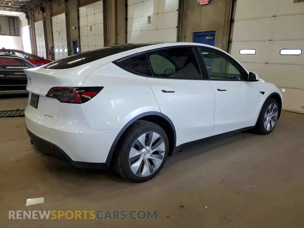 3 fotografías del automóvil dañado 7SAYGDEE6PA076103 TESLA MODEL Y 2023
