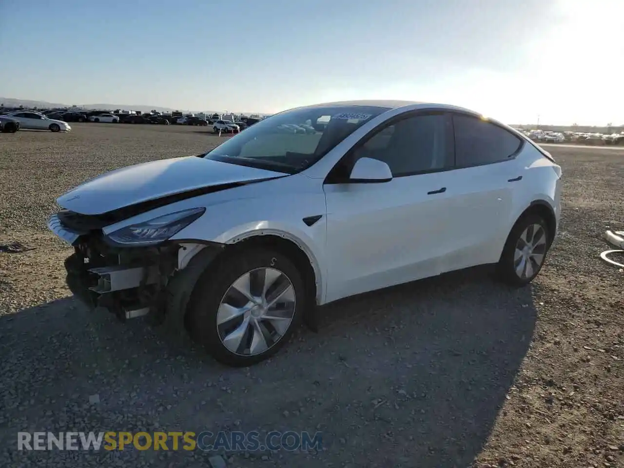 1 Фотография поврежденного автомобиля 7SAYGDEE6PA080958 TESLA MODEL Y 2023