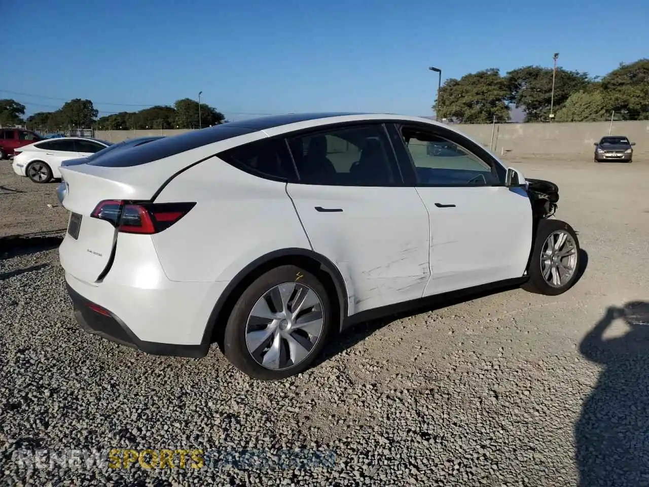 3 Фотография поврежденного автомобиля 7SAYGDEE6PA080958 TESLA MODEL Y 2023