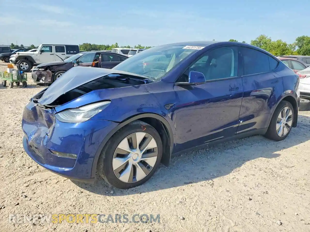 1 Photograph of a damaged car 7SAYGDEE6PA085240 TESLA MODEL Y 2023