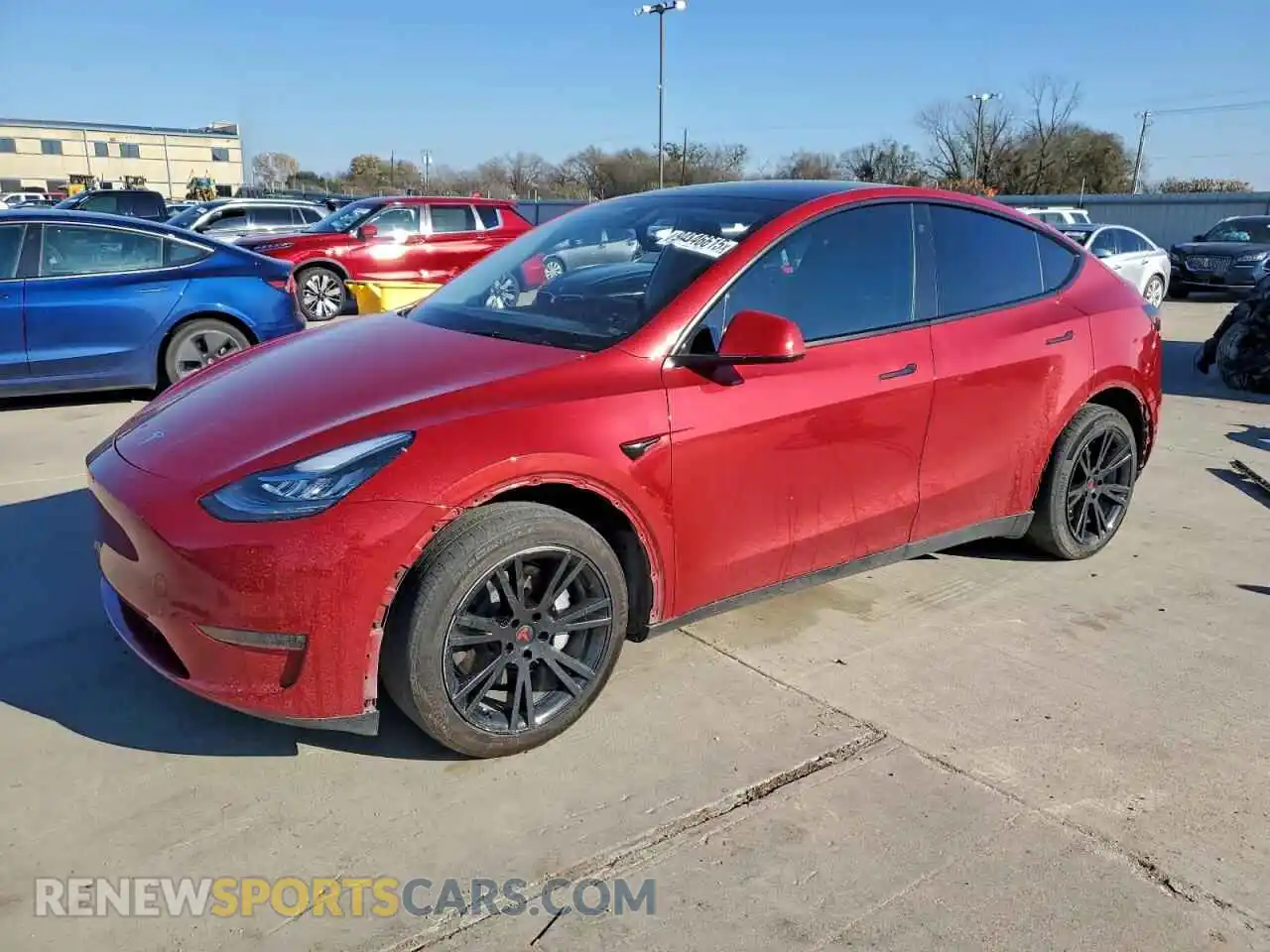 1 Photograph of a damaged car 7SAYGDEE6PA090678 TESLA MODEL Y 2023