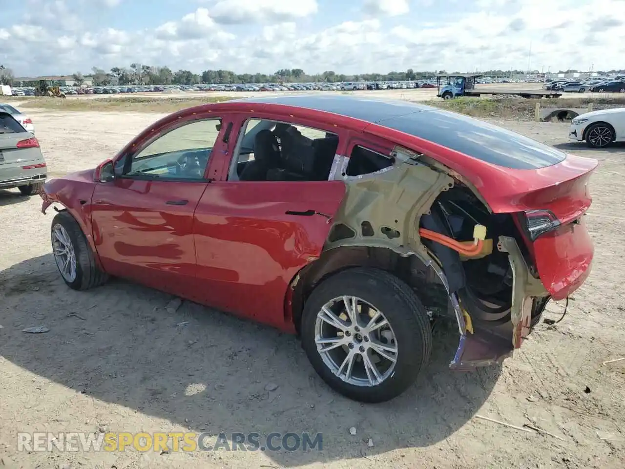 2 Photograph of a damaged car 7SAYGDEE6PA090857 TESLA MODEL Y 2023