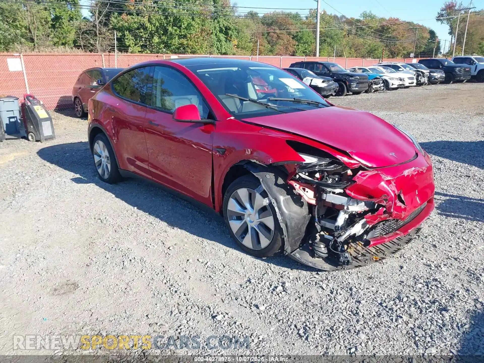 1 Photograph of a damaged car 7SAYGDEE6PA091930 TESLA MODEL Y 2023
