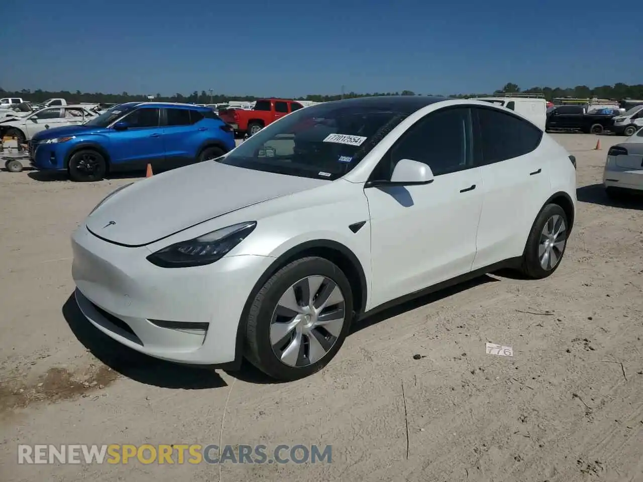 1 Photograph of a damaged car 7SAYGDEE6PA095282 TESLA MODEL Y 2023