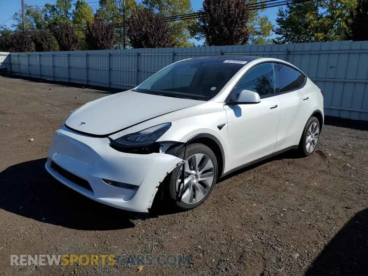 1 Photograph of a damaged car 7SAYGDEE6PA101405 TESLA MODEL Y 2023