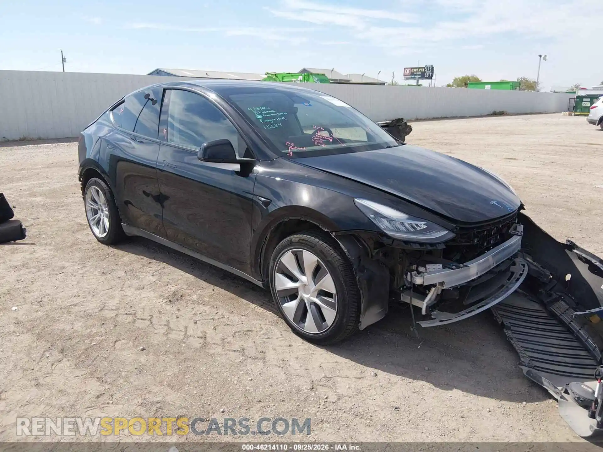 1 Photograph of a damaged car 7SAYGDEE6PA112114 TESLA MODEL Y 2023