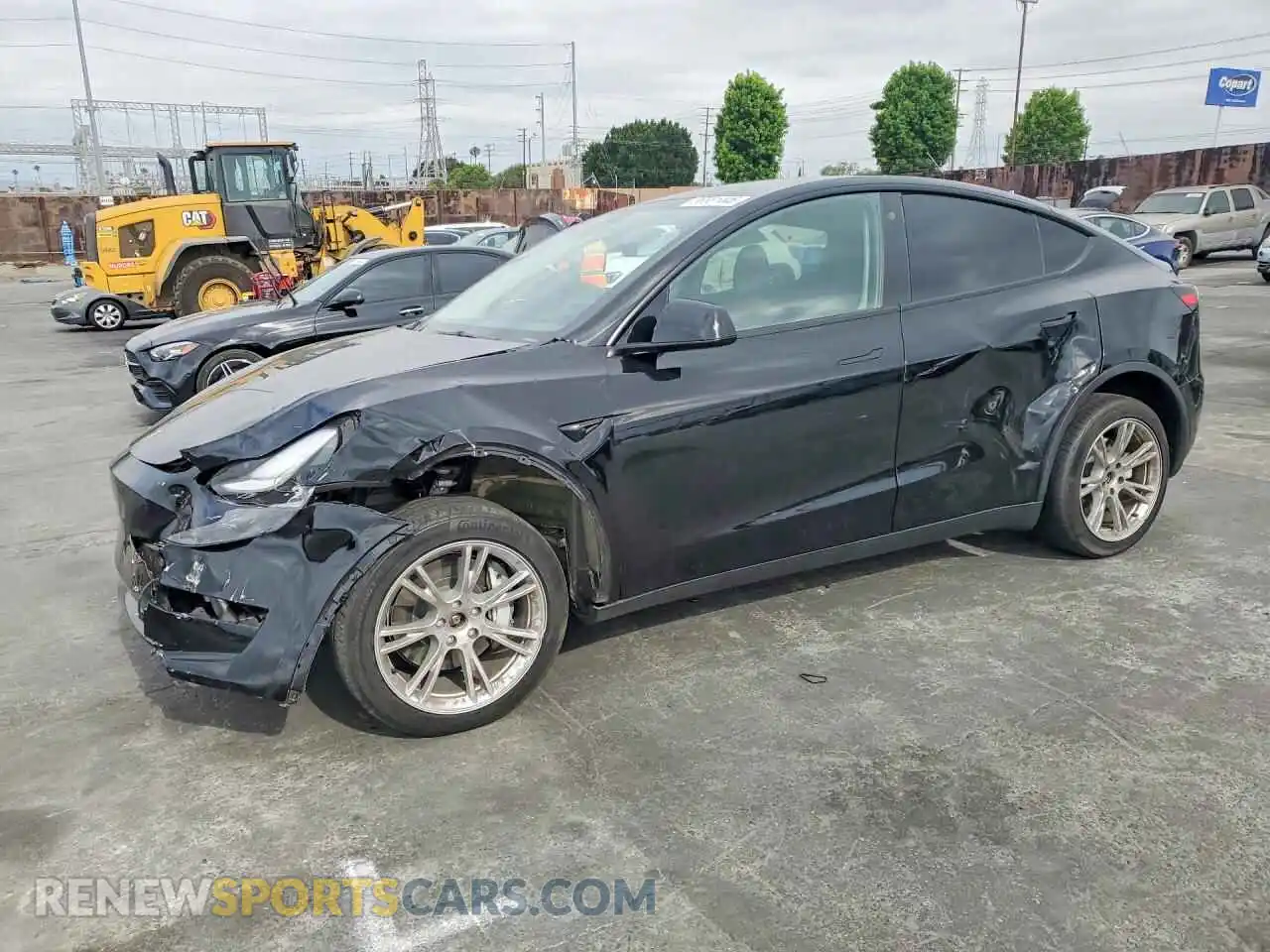 1 Photograph of a damaged car 7SAYGDEE6PA114719 TESLA MODEL Y 2023