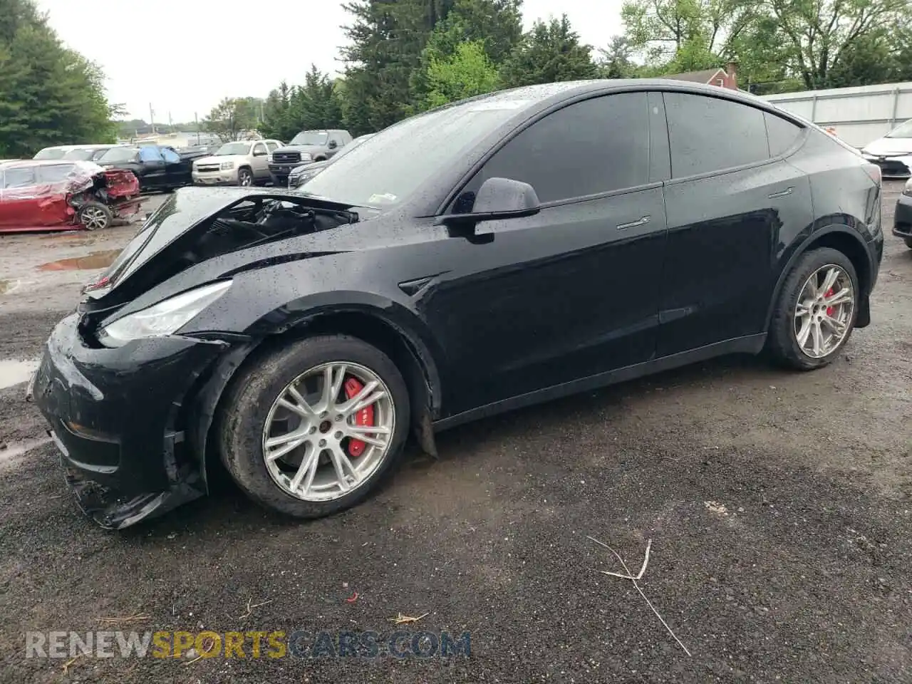 1 Photograph of a damaged car 7SAYGDEE6PA115465 TESLA MODEL Y 2023